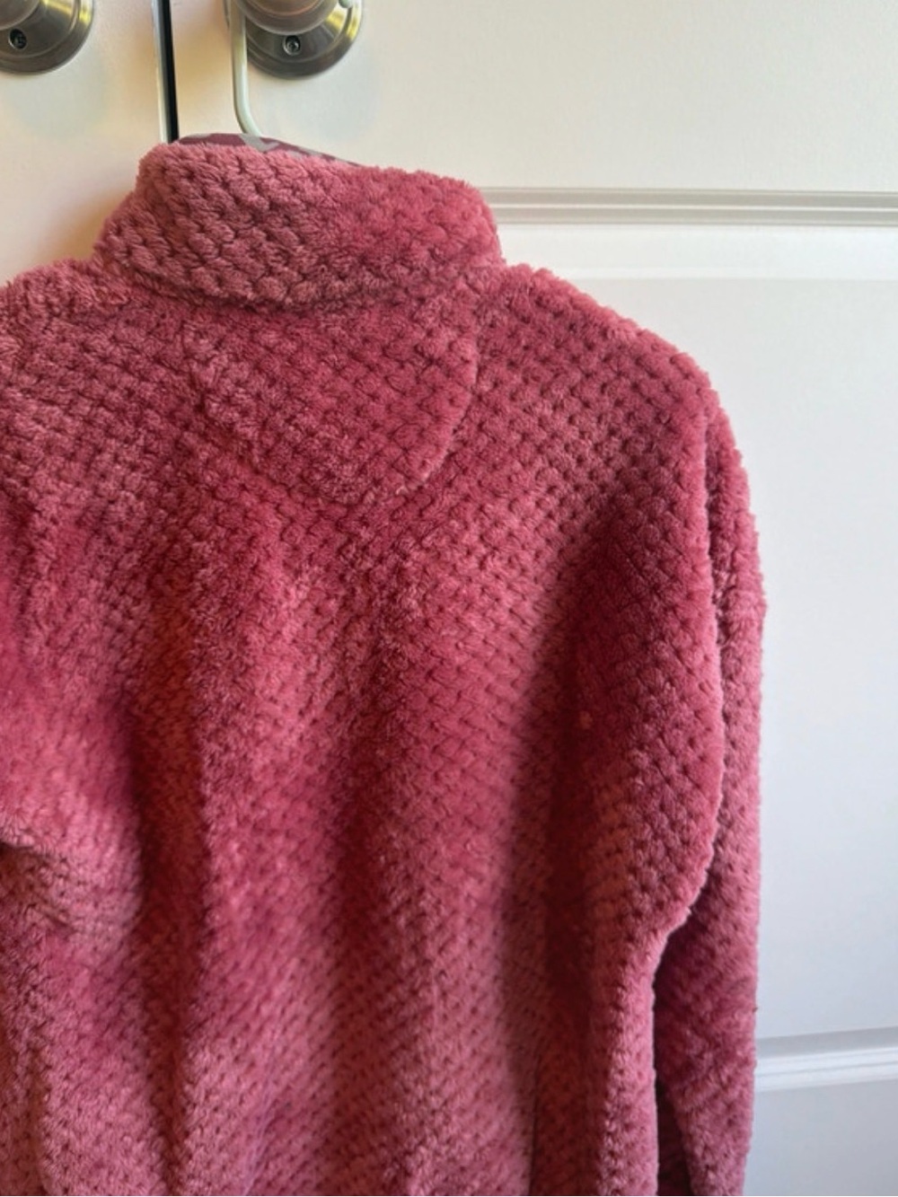 Simply Southern Cozy Plush Pullover Sweater - Dusty Rose - Picture 4 of 5